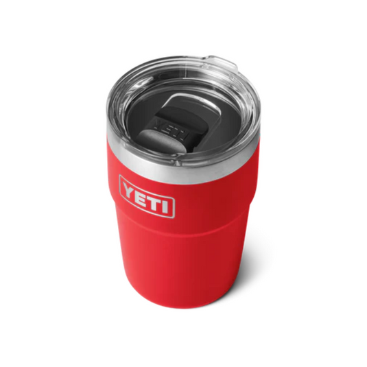 YETI RAMBLER 16oz 473ml STACKABLE CUP [CLR:RESCUE RED]