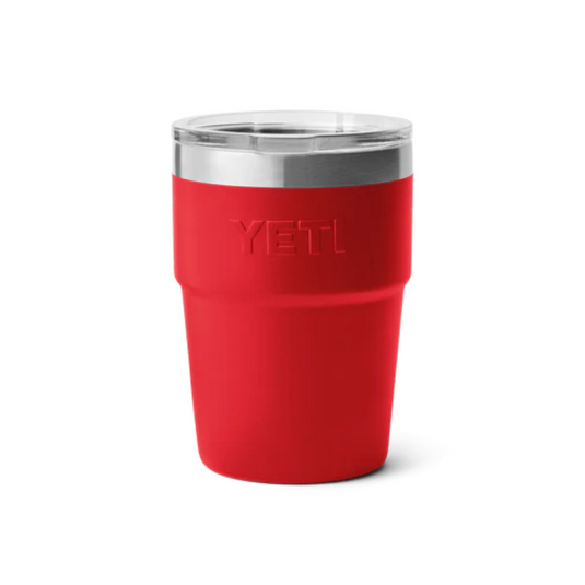 YETI RAMBLER 16oz 473ml STACKABLE CUP [CLR:RESCUE RED]