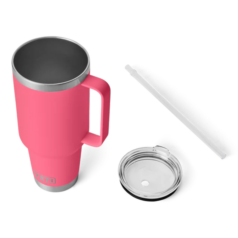 Load image into Gallery viewer, YETI RAMBLER 42oz 1.2L STRAW MUG [CLR:TROPICAL PINK]
