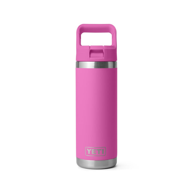 Load image into Gallery viewer, YETI RAMBLER BOTTLE 18oz 532ml WITH STRAW CAP [CLR:WILDFLOWER FUCHSIA]

