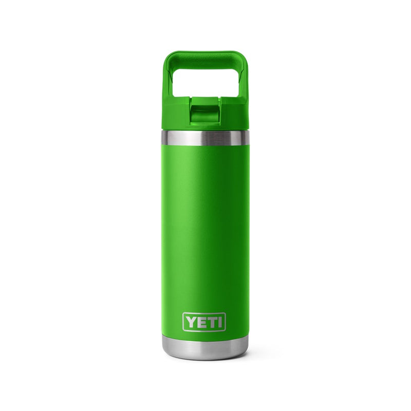 Load image into Gallery viewer, YETI RAMBLER BOTTLE 18oz 532ml WITH STRAW CAP [CLR:CANOPY GREEN]

