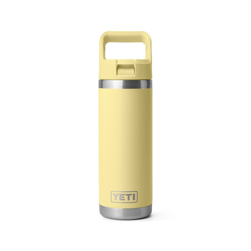 Load image into Gallery viewer, YETI RAMBLER BOTTLE 18oz 532ml WITH STRAW CAP [CLR:DAYBREAK YELLOW]
