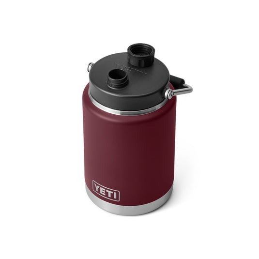 YETI RAMBLER HALF GALLON (1.9L) JUG [CLR:WILD VINE RED]