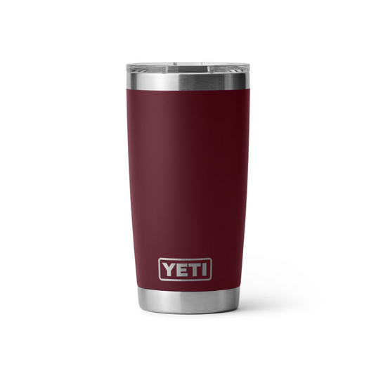 YETI RAMBLER 20oz 591ML TUMBLER WITH MAGSLIDER LID [CLR:WILD VINE RED]