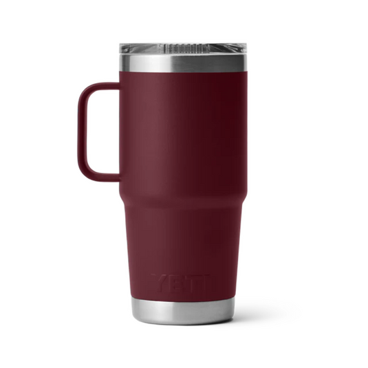 YETI RAMBLER R20oz 591ML TRAVEL MUG [CLR:WILD VINE RED]