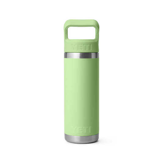 YETI RAMBLER BOTTLE 18oz 532ml WITH STRAW CAP [CLR:KEY LIME]