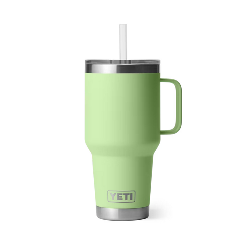 Load image into Gallery viewer, YETI RAMBLER 35oz 1035ML MUG WITH STRAW LID [CLR:KEY LIME]
