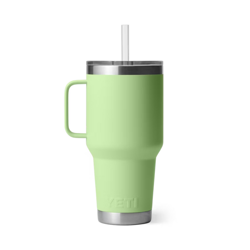 Load image into Gallery viewer, YETI RAMBLER 35oz 1035ML MUG WITH STRAW LID [CLR:KEY LIME]
