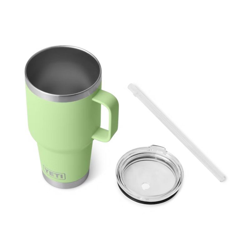 Load image into Gallery viewer, YETI RAMBLER 35oz 1035ML MUG WITH STRAW LID [CLR:KEY LIME]
