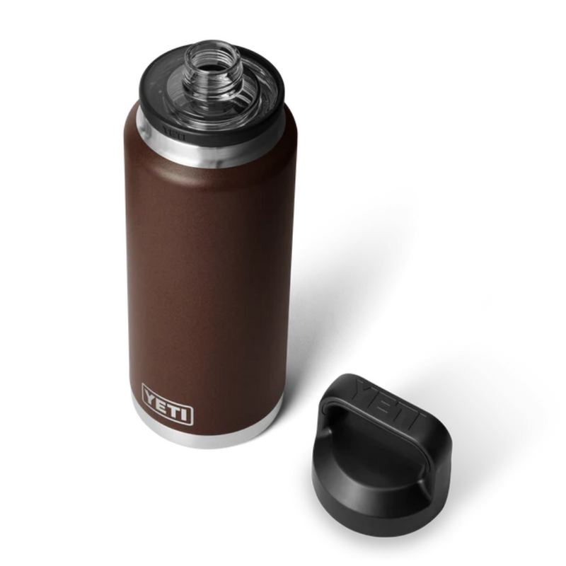 Load image into Gallery viewer, YETI RAMBLER BOTTLE 36oz 1065ML WITH CHUG CAP [CLR:WETLANDS BROWN]
