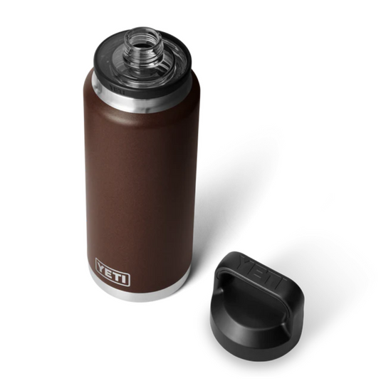 YETI RAMBLER BOTTLE 36oz 1065ML WITH CHUG CAP [CLR:WETLANDS BROWN]