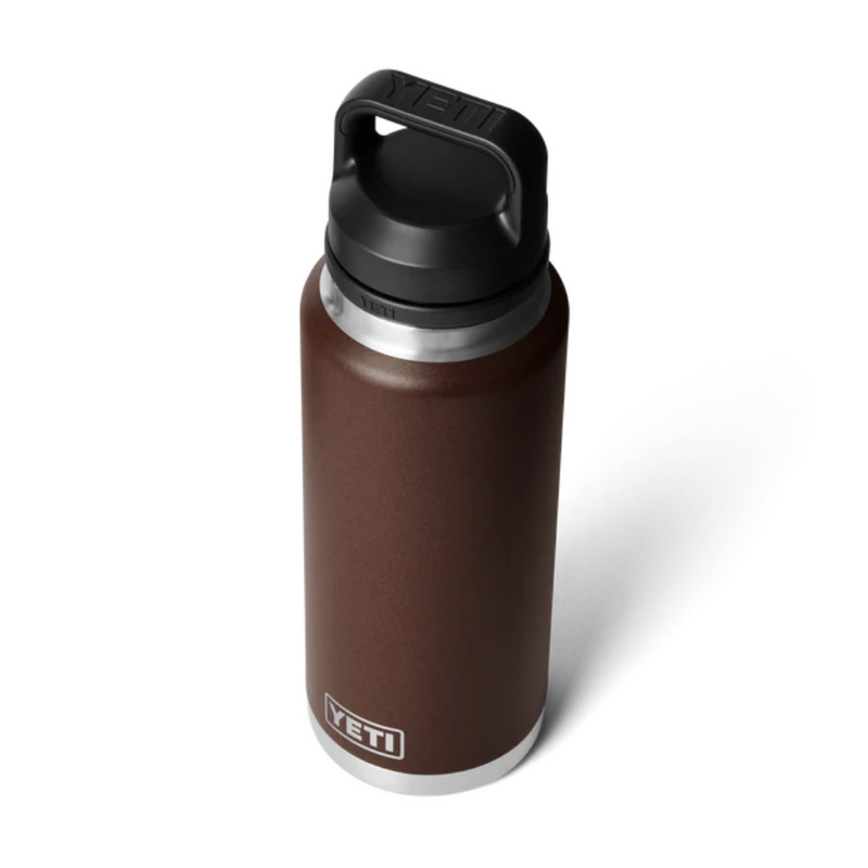 Load image into Gallery viewer, YETI RAMBLER BOTTLE 36oz 1065ML WITH CHUG CAP [CLR:WETLANDS BROWN]
