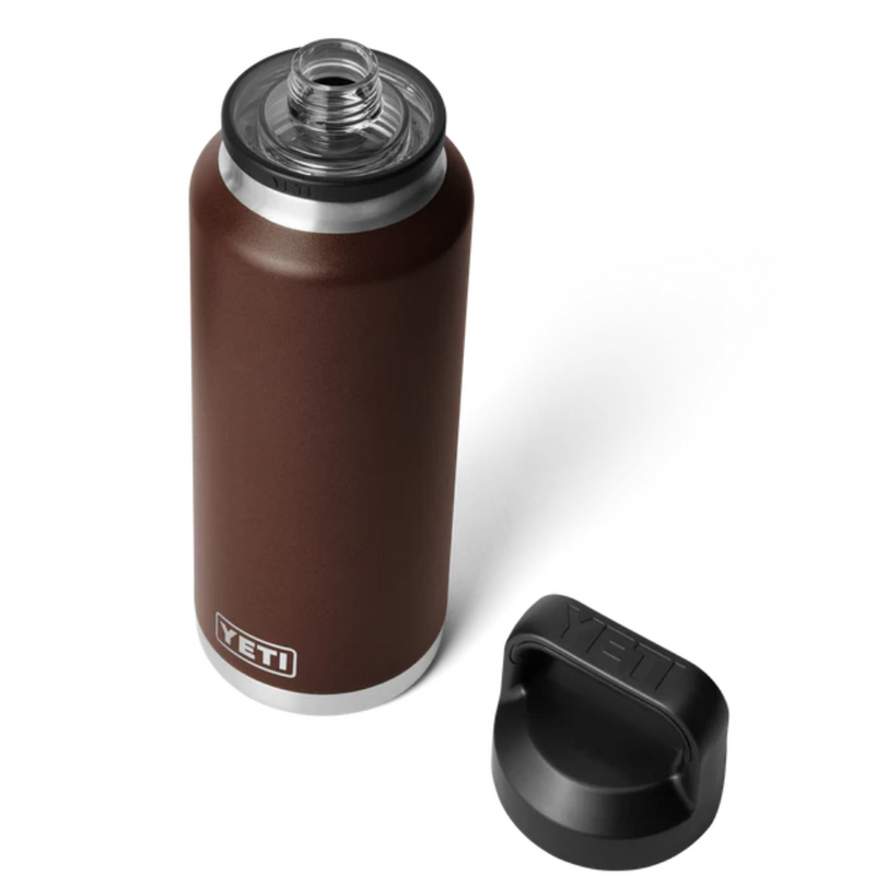 Load image into Gallery viewer, YETI RAMBLER BOTTLE 46oz 1.4L WITH CHUG CAP [CLR:WETLANDS BROWN]
