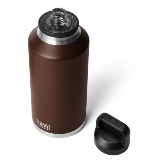 YETI RAMBLER BOTTLE 64oz 1.9L WITH CHUG CAP [CLR:WETLANDS BROWN]