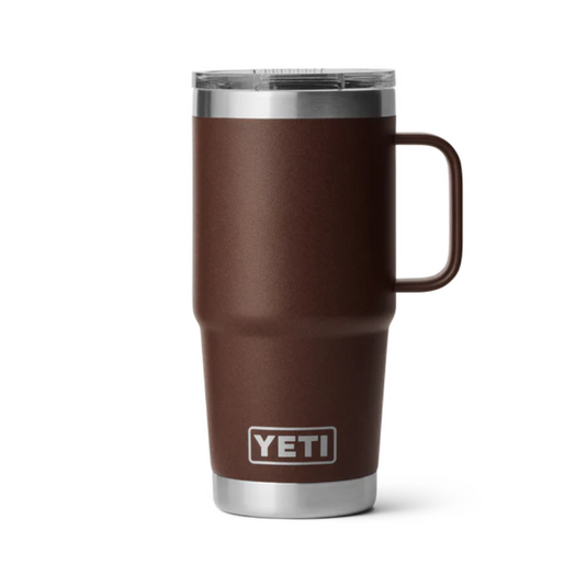 YETI RAMBLER R20oz 591ML TRAVEL MUG [CLR:WETLANDS BROWN]
