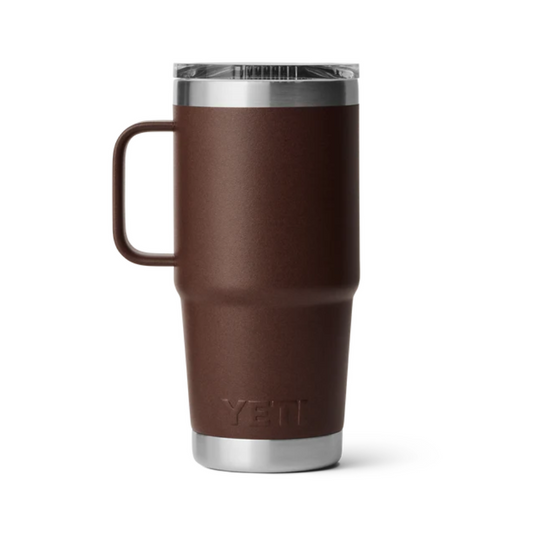 YETI RAMBLER R20oz 591ML TRAVEL MUG [CLR:WETLANDS BROWN]