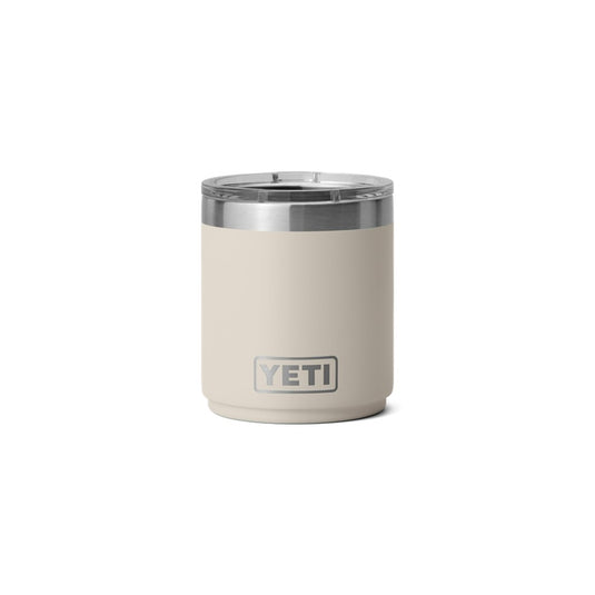 YETI RAMBLER 10oz 296ml LOWBALL STACKABLE WITH MAGSLIDER LID [CLR:CAPE TAUPE]