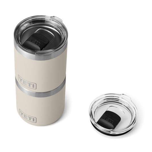 YETI RAMBLER 10oz 296ml LOWBALL STACKABLE WITH MAGSLIDER LID [CLR:CAPE TAUPE]
