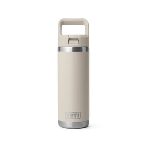 YETI RAMBLER BOTTLE 18oz 532ml WITH STRAW CAP [CLR:CAPE TAUPE]