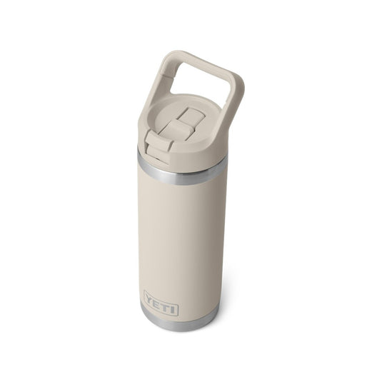 YETI RAMBLER BOTTLE 18oz 532ml WITH STRAW CAP [CLR:CAPE TAUPE]
