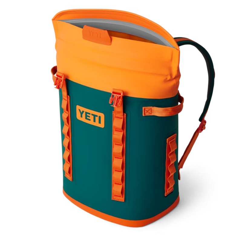 Load image into Gallery viewer, YETI HOPPER BACKPACK M20 2.5 SOFT COOLER [CLR:TEAL/ORANGE]
