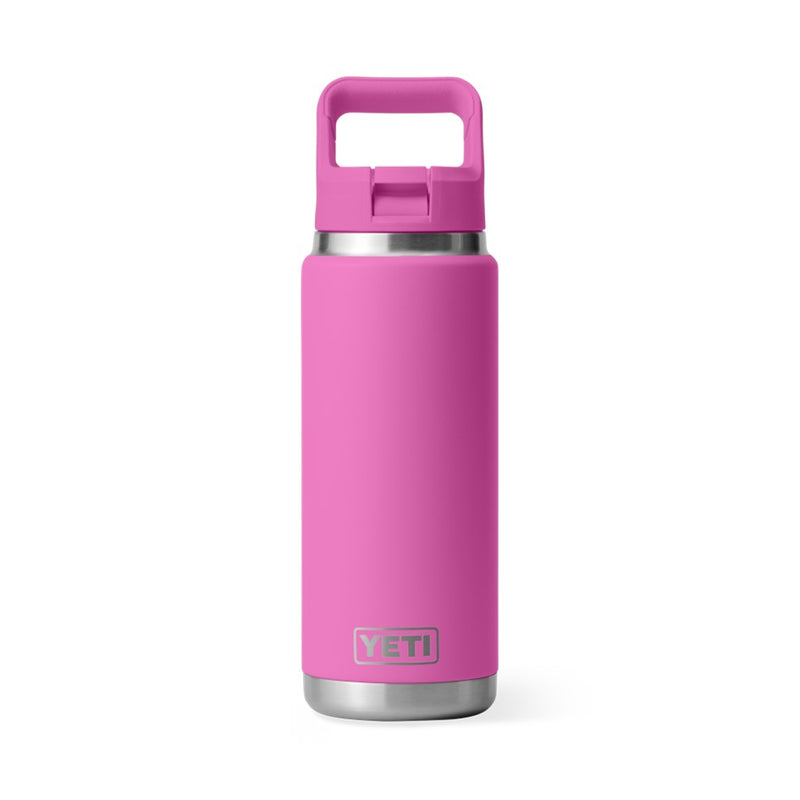 Load image into Gallery viewer, YETI RAMBLER BOTTLE 26oz 760ml WITH STRAW CAP [CLR:WILDFLOWER FUCHSIA]
