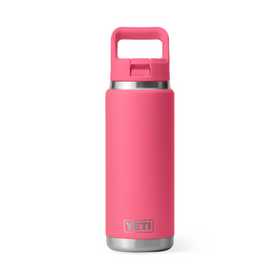 YETI RAMBLER BOTTLE 26oz 760ml WITH STRAW CAP [CLR:TROPICAL PINK]