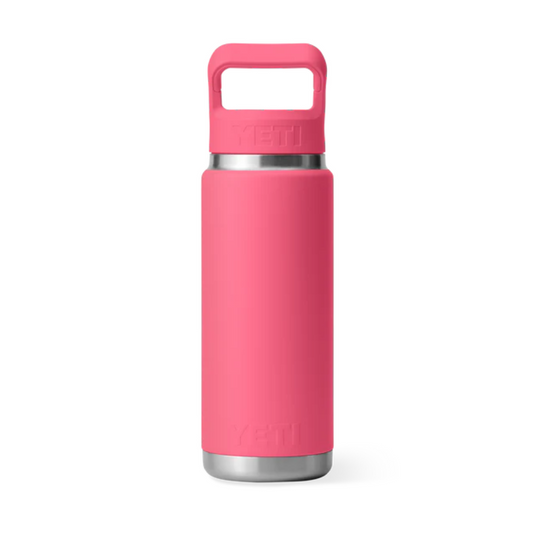 YETI RAMBLER BOTTLE 26oz 760ml WITH STRAW CAP [CLR:TROPICAL PINK]