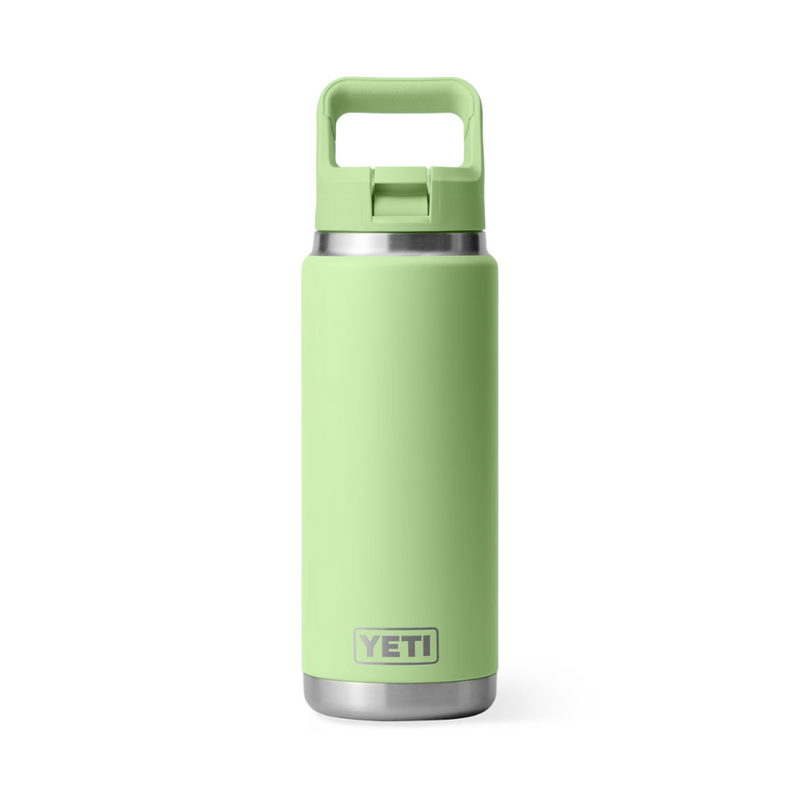 Load image into Gallery viewer, YETI RAMBLER BOTTLE 26oz 760ml WITH STRAW CAP [CLR:KEY LIME]
