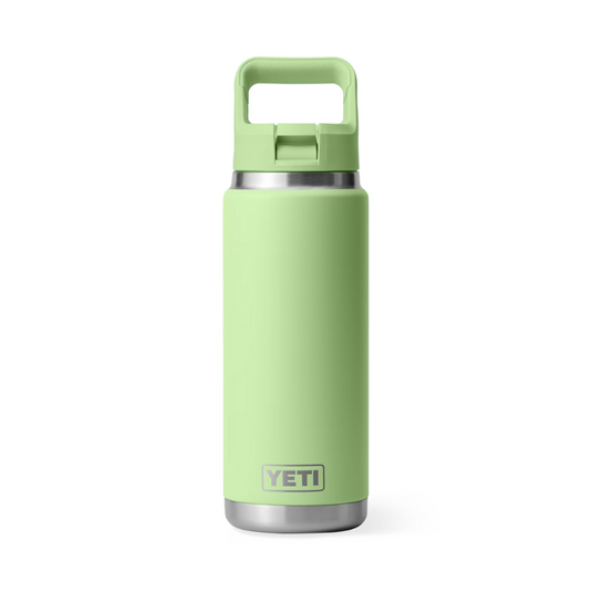 YETI RAMBLER BOTTLE 26oz 760ml WITH STRAW CAP [CLR:KEY LIME]