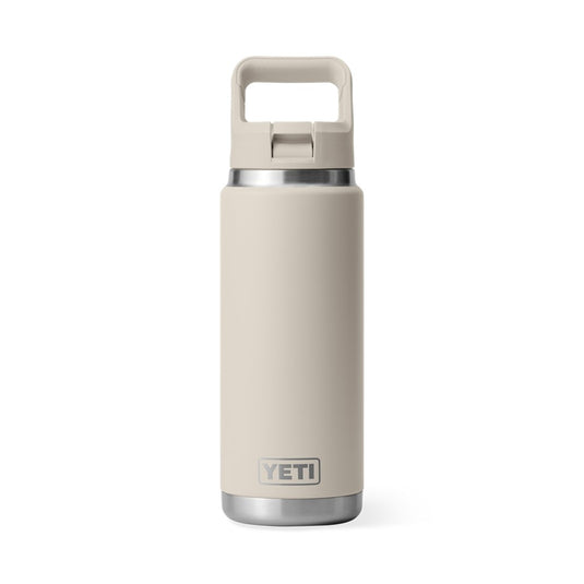 YETI RAMBLER BOTTLE 26oz 760ml WITH STRAW CAP [CLR:CAPE TAUPE]