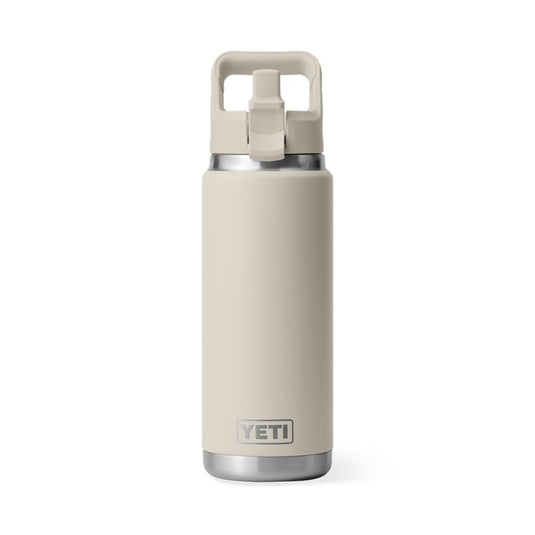 YETI RAMBLER BOTTLE 26oz 760ml WITH STRAW CAP [CLR:CAPE TAUPE]