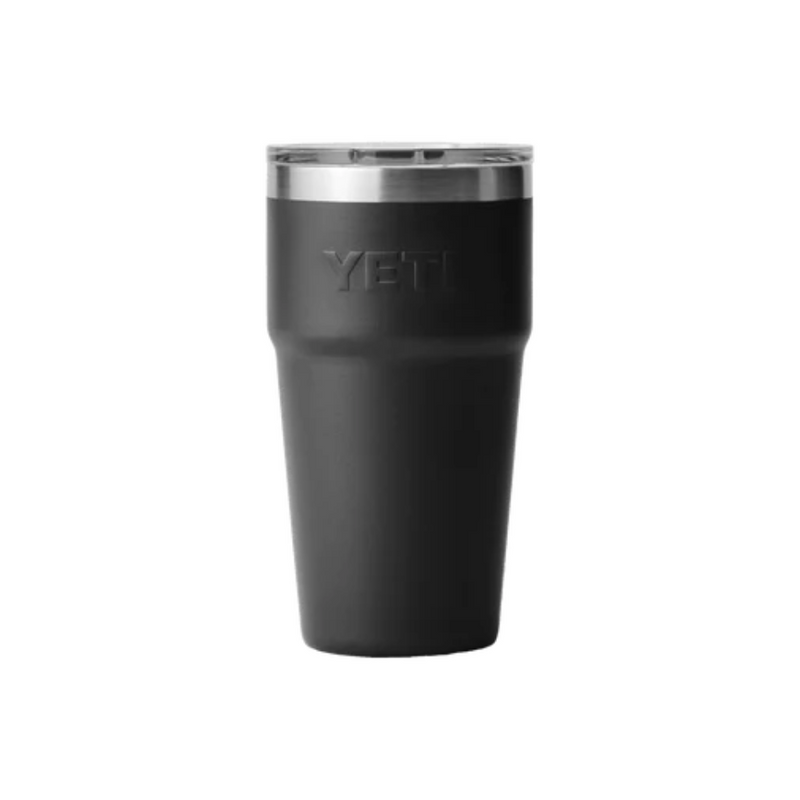 Load image into Gallery viewer, YETI RAMBLER 20oz 591ml STACKABLE CUP [CLR:BLACK]
