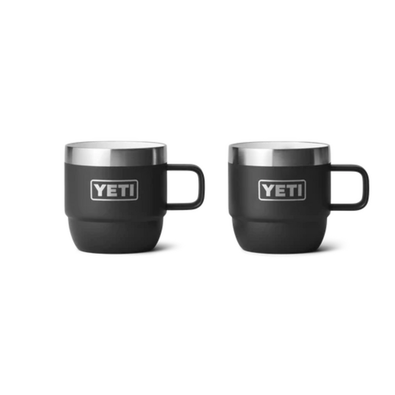 Load image into Gallery viewer, YETI RAMBLER 6oz 177ML ESPRESSO STACKABLE MUG 2 PK [CLR:BLACK]
