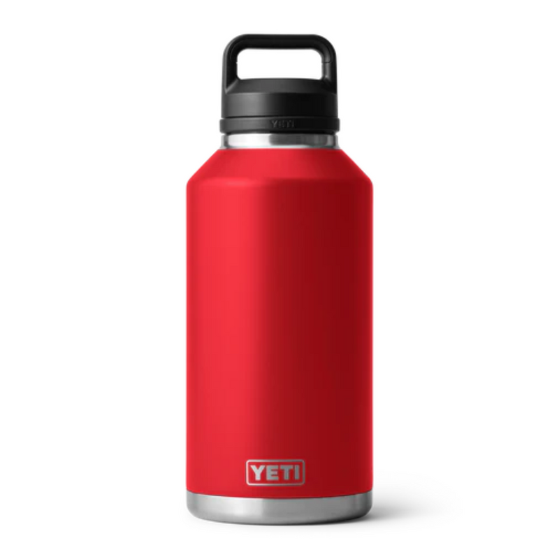Load image into Gallery viewer, YETI RAMBLER BOTTLE 64oz 1.9L WITH CHUG CAP [CLR:RESCUE RED]
