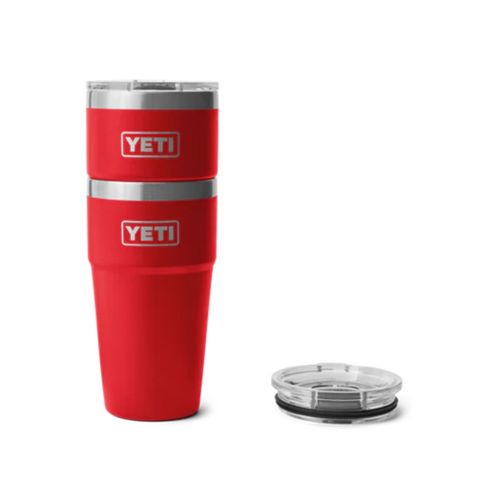 YETI RAMBLER 20oz 591ml STACKABLE CUP [CLR:RESCUE RED]