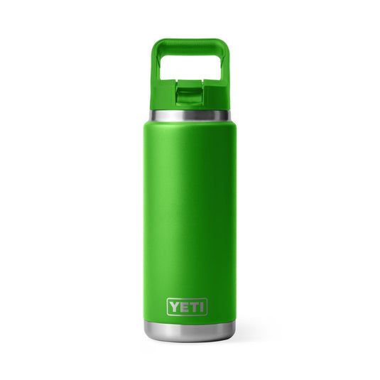 YETI RAMBLER BOTTLE 26oz 760ml WITH STRAW CAP [CLR:CANOPY GREEN]