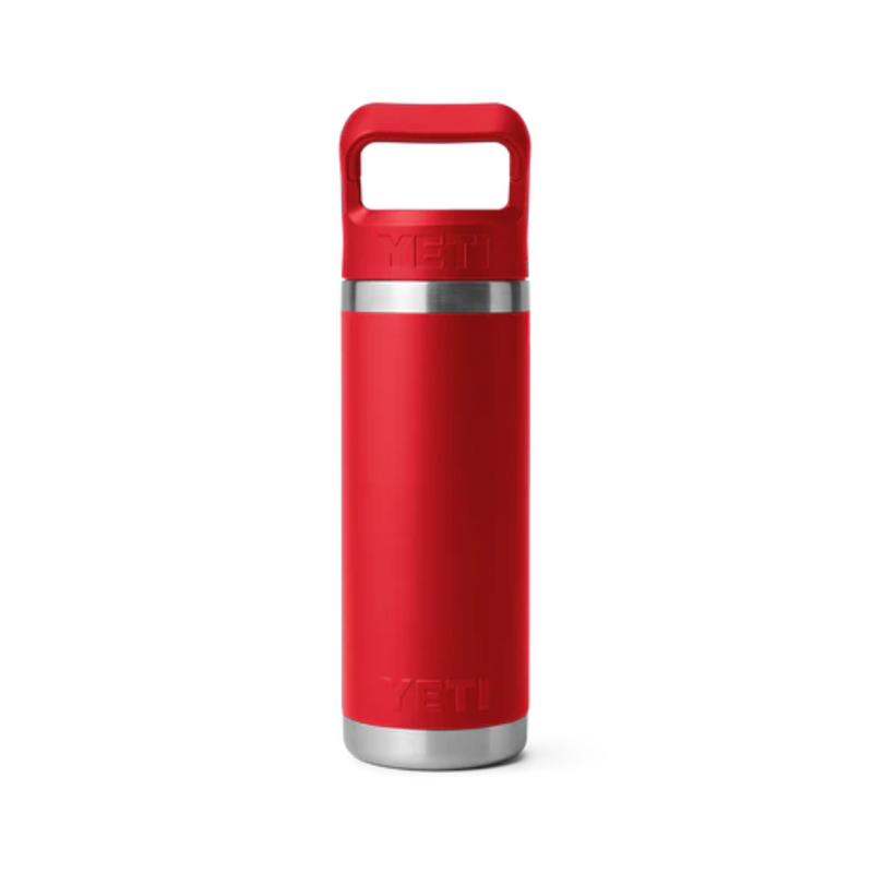Load image into Gallery viewer, YETI RAMBLER BOTTLE 18oz 532ml WITH STRAW CAP [CLR:RESCUE RED]
