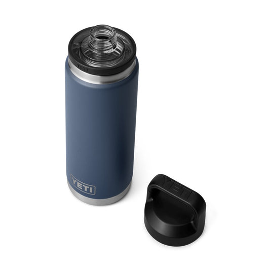 YETI RAMBLER BOTTLE 26oz 760ML WITH CHUG CAP [CLR:NAVY]