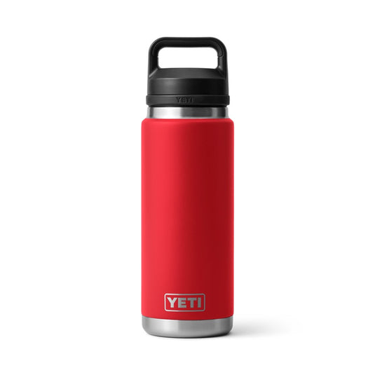 YETI RAMBLER BOTTLE 26oz 760ML WITH CHUG CAP [CLR:RESCUE RED]