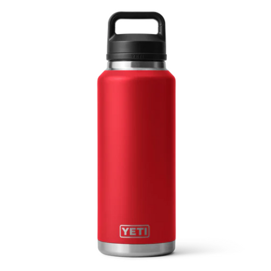 YETI RAMBLER BOTTLE 46oz 1.4L WITH CHUG CAP [CLR:RESCUE RED]