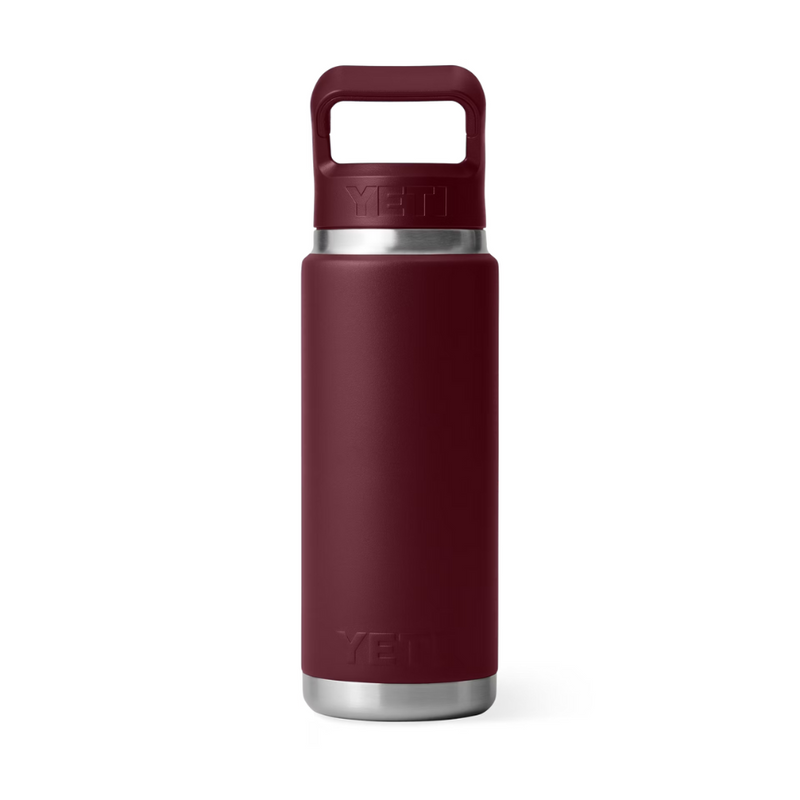 Load image into Gallery viewer, YETI RAMBLER BOTTLE 26oz 760ml WITH STRAW CAP [CLR:WILD VINE RED]
