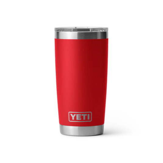 YETI RAMBLER 20oz 591ML TUMBLER WITH MAGSLIDER LID [CLR:RESCUE RED]