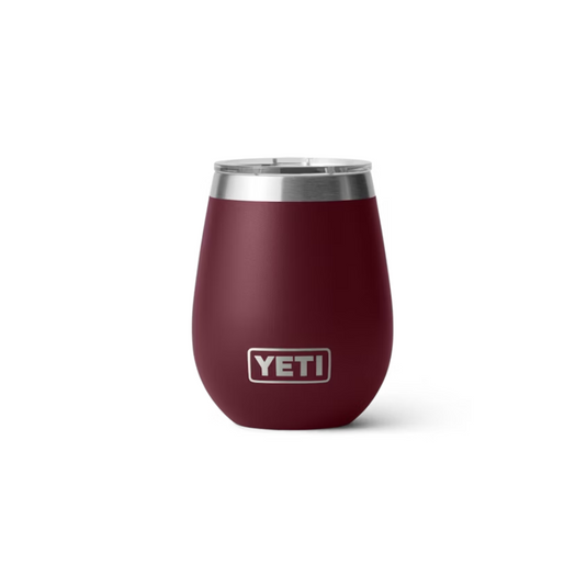 YETI RAMBLER 10oz 296ml WINE TUMBLER WITH MAGSLIDER LID [CLR:WINE VINE RED]