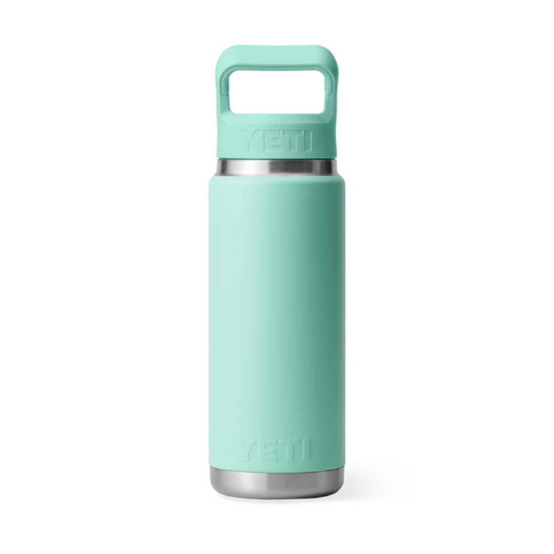 Load image into Gallery viewer, YETI RAMBLER BOTTLE 26oz 760ml WITH STRAW CAP [CLR:SEAFOAM]
