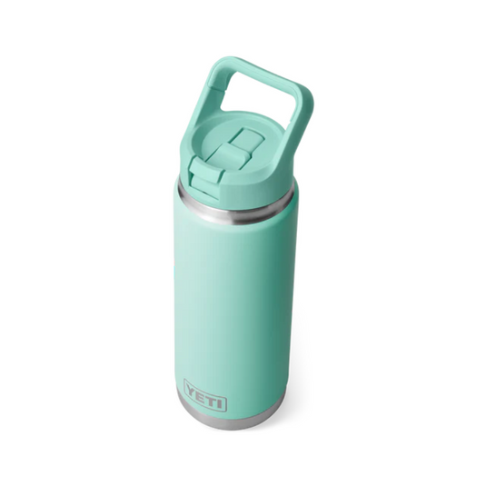 YETI RAMBLER BOTTLE 26oz 760ml WITH STRAW CAP [CLR:SEAFOAM]