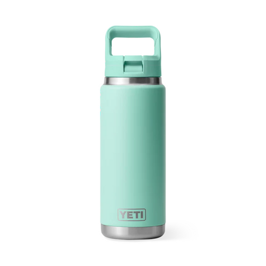 YETI RAMBLER BOTTLE 26oz 760ml WITH STRAW CAP [CLR:SEAFOAM]