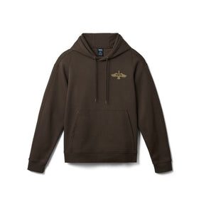 YETI FLEECE HOODIE PULLOVER WETLANDS BROWN [SZ:X-SMALL]