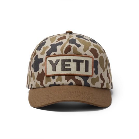 YETI WETLANDS LOGO SNAP BACK CAMO CAP