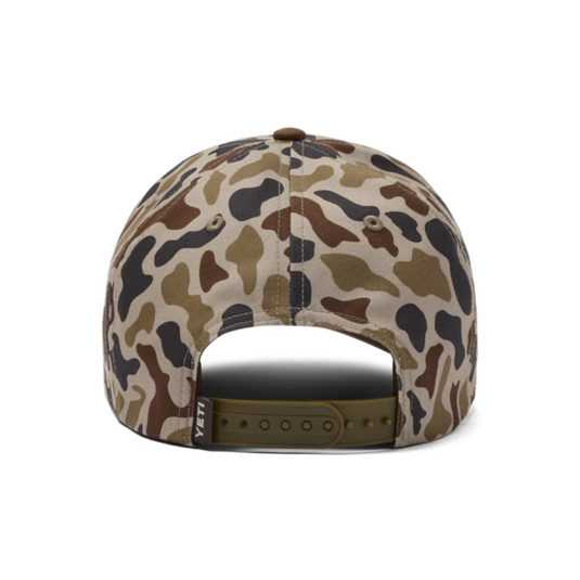YETI WETLANDS LOGO SNAP BACK CAMO CAP